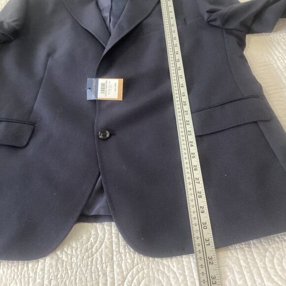 NWT Charles Tyrwhitt Navy Proper Blazer Classic Fit Jacket 48R 100% Wool - Picture 11 of 16